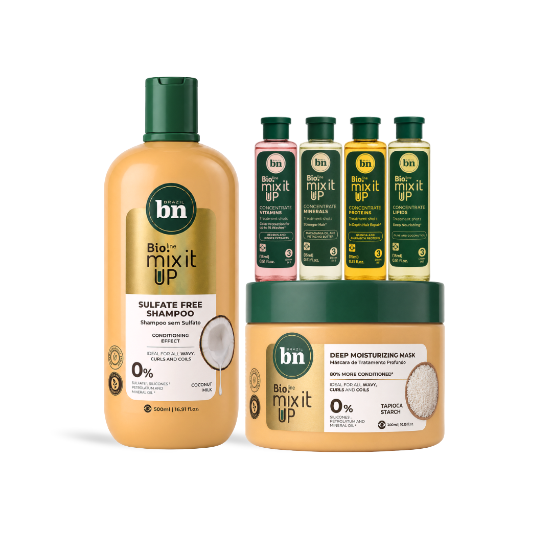 Mix It Up Curl Treatment Kit with Ampoules