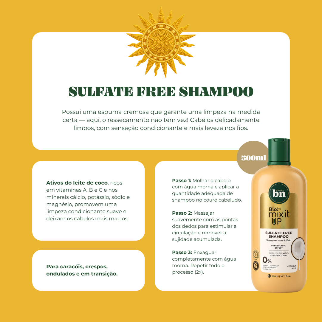 Shampoo Liberado para Caracóis - Limpeza e Condicionante